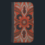 Zinnober Suzani II Samsung S4 Geldbeutel Hülle<br><div class="desc">Zuhause Décor</div>