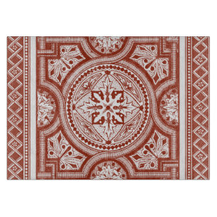 Zinnober Woodblock IV Schneidebrett