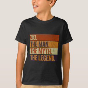 Zio der Mann, der Mythos der Legende lustige Retro T-Shirt