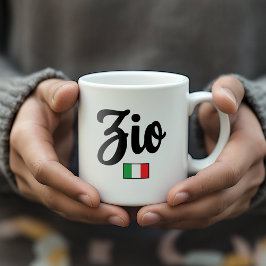 Zio Italian Flag Mug - Uncle Kaffeetasse