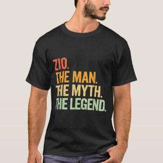 Zio Man Myth Legend Retro Graphic Art T-Shirt