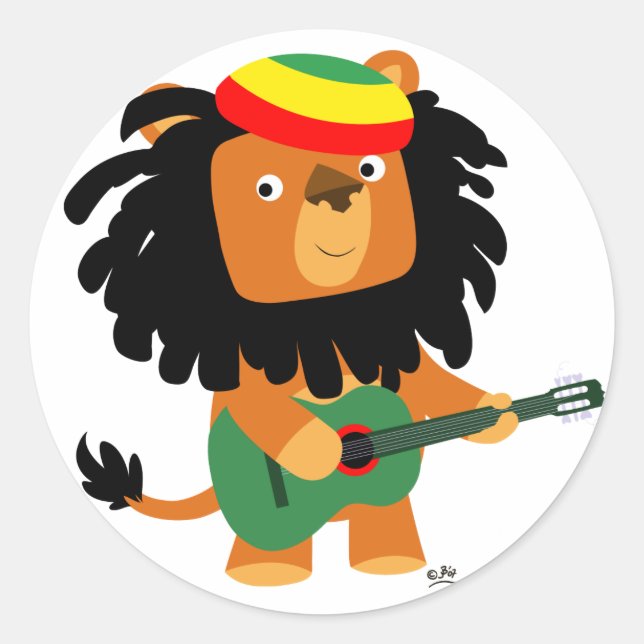 Zion-Aufkleber Runder Aufkleber (Vorderseite)