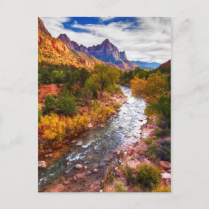 Zion Autumn Splendor Postkarte