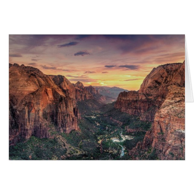Zion Canyon Nationalpark (Vorderseite (Horizontal))