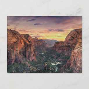 Zion Canyon Nationalpark Postkarte