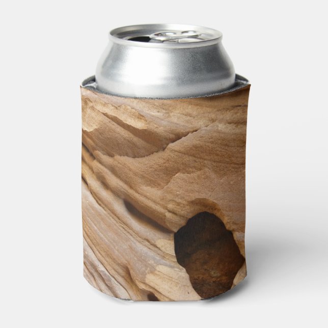 Zion Canyon Wall I Abstrakt Naturfotografie Dosenkühler (Kanne Vorderseite)