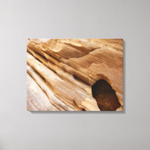 Zion Canyon Wand I Abstrakte Naturfotografie Leinwanddruck