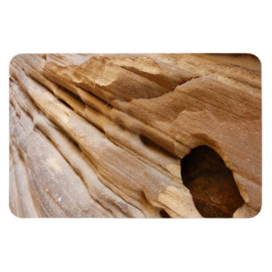 Zion Canyon Wand I Abstrakte Naturfotografie Magnet