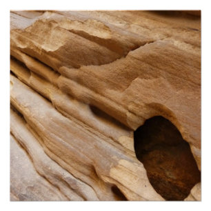 Zion Canyon Wand I Abstrakte Naturfotografie Poster