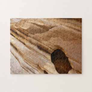 Zion Canyon Wand I Abstrakte Naturfotografie Puzzle