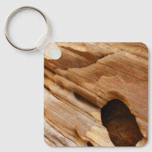 Zion Canyon Wand I Abstrakte Naturfotografie Schlüsselanhänger