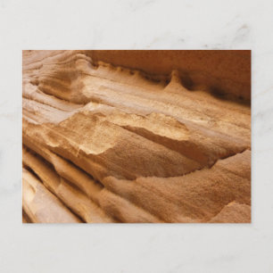 Zion Canyon Wand II Abstraktfotografie roter Felse Postkarte