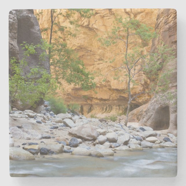 Zion Narrows Steinuntersetzer (Vorderseite)