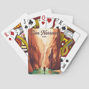 Zion Narrows USA Spielkarten