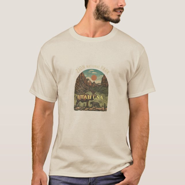 Zion National Park Adventure T - Shirt (Vorderseite)