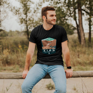 Zion National Park Camping Außenbereich   Männer T T-Shirt