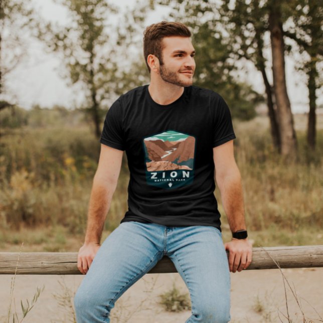 Zion National Park Camping Außenbereich | Männer T T-Shirt (Von Creator hochgeladen)