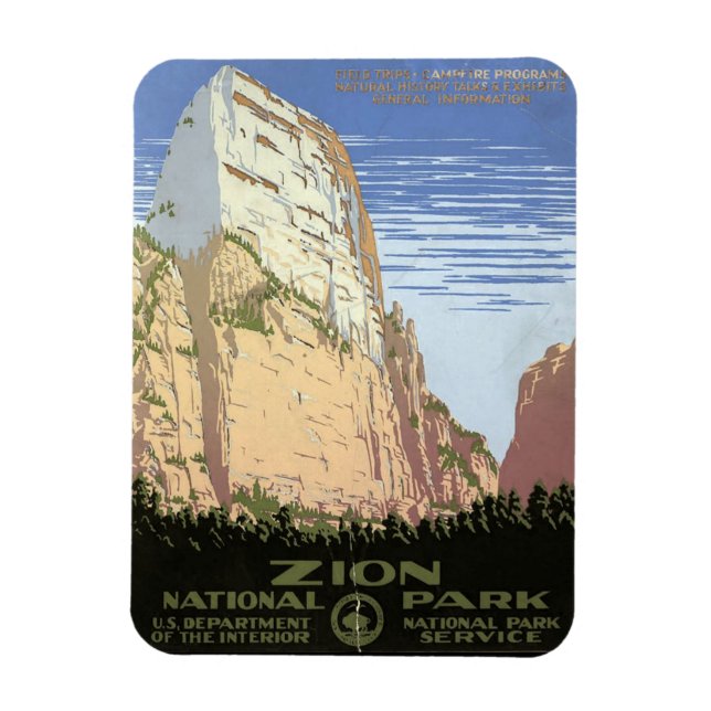 Zion National Park Magnet (Vertikal)