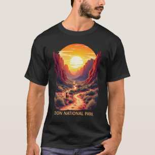 Zion National Park - Majestic Canyon Sunset T-Shirt