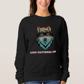 Zion National Park Outdoor Wolf Wandern See Sonnen Sweatshirt
