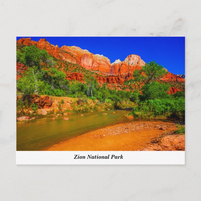 Zion National Park Postcard Postkarte (Vorderseite)