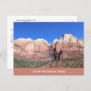 Zion National Park Postcard Postkarte