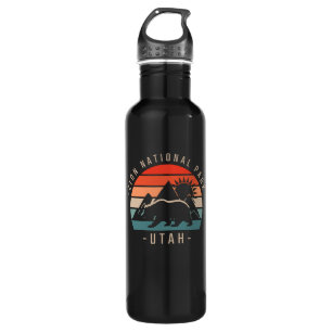 Zion National Park Retro Edelstahlflasche