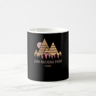 Zion National Park Retro Kaffeetasse