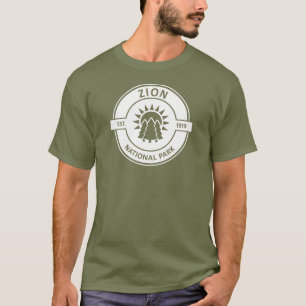 Zion National Park Sonne Bäume T-Shirt