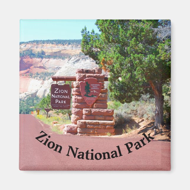 Zion National Park USA Magnet (Vorne)