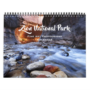 Zion National Park Utah Fine Art Fotografy 2026 Kalender