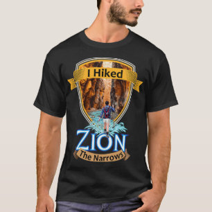 Zion National Park Utah I Hikte die Pfeile Retro T-Shirt