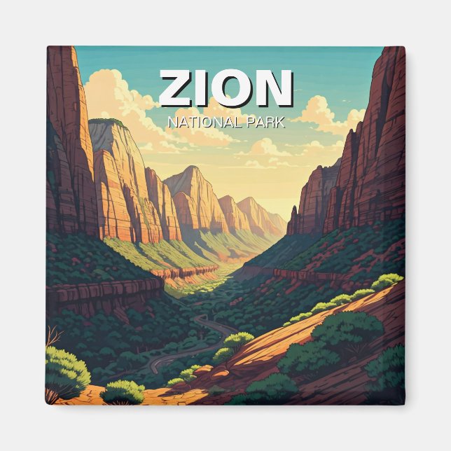 Zion National Park Utah Magnet (Vorne)