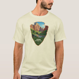 Zion National Park Utah Pfeilspitze T-Shirt
