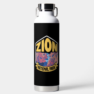Zion National Park Utah Retro Trinkflasche