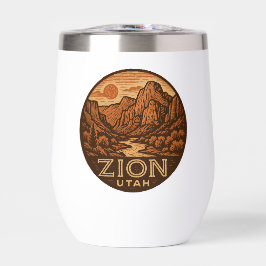 Zion National Park Utah Stemless Wine Tumbler