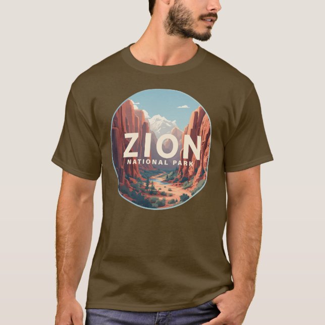 Zion National Park Utah T-Shirt (Vorderseite)