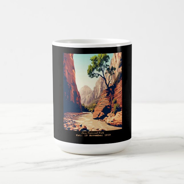 Zion National Park Utah The Narrows Kaffeetasse (Mittel)