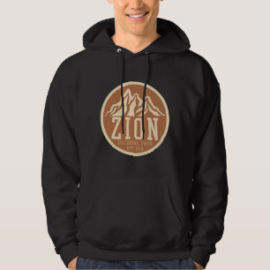 Zion National Park Utah USA Outdoor Retro Hoodie
