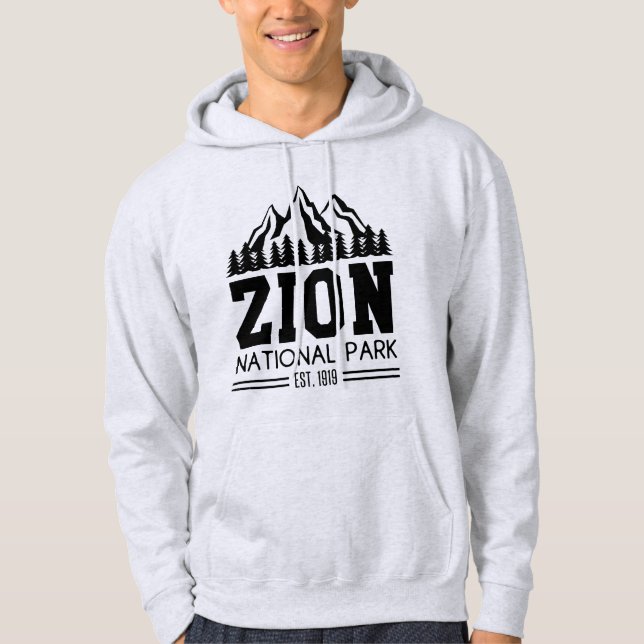 Zion National Park Utah USA Outdoor Wandern Hoodie (Vorderseite)