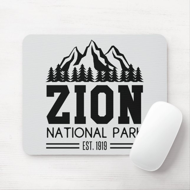 Zion National Park Utah USA Outdoor Wandern Mousepad (Mit Mouse)