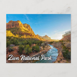 Zion National Park, Utah, Vereinigte Staaten Postkarte