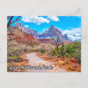 Zion National Park, Utah, Vereinigte Staaten Postkarte