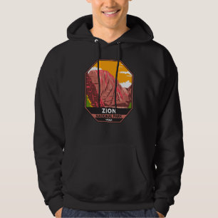 Zion National Park Utah Vintag Hoodie