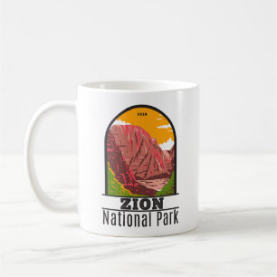 Zion National Park Utah Vintage Kaffeetasse