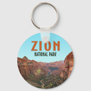 Zion National Park Utah Vintage Schlüsselanhänger