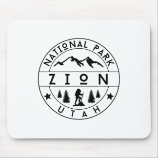 Zion National Park Utah Wanderer Natur Wandern Out Mousepad
