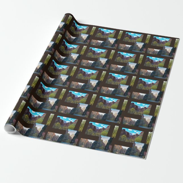 Zion National Park, Utah Wrapping Paper Geschenkpapier (Ungerollt)