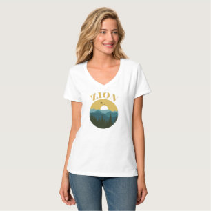 Zion National Park Utah Zion Utah Familienausflug T-Shirt