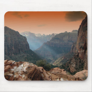 Zion-Nationalpark-Berglandschaft Mousepad